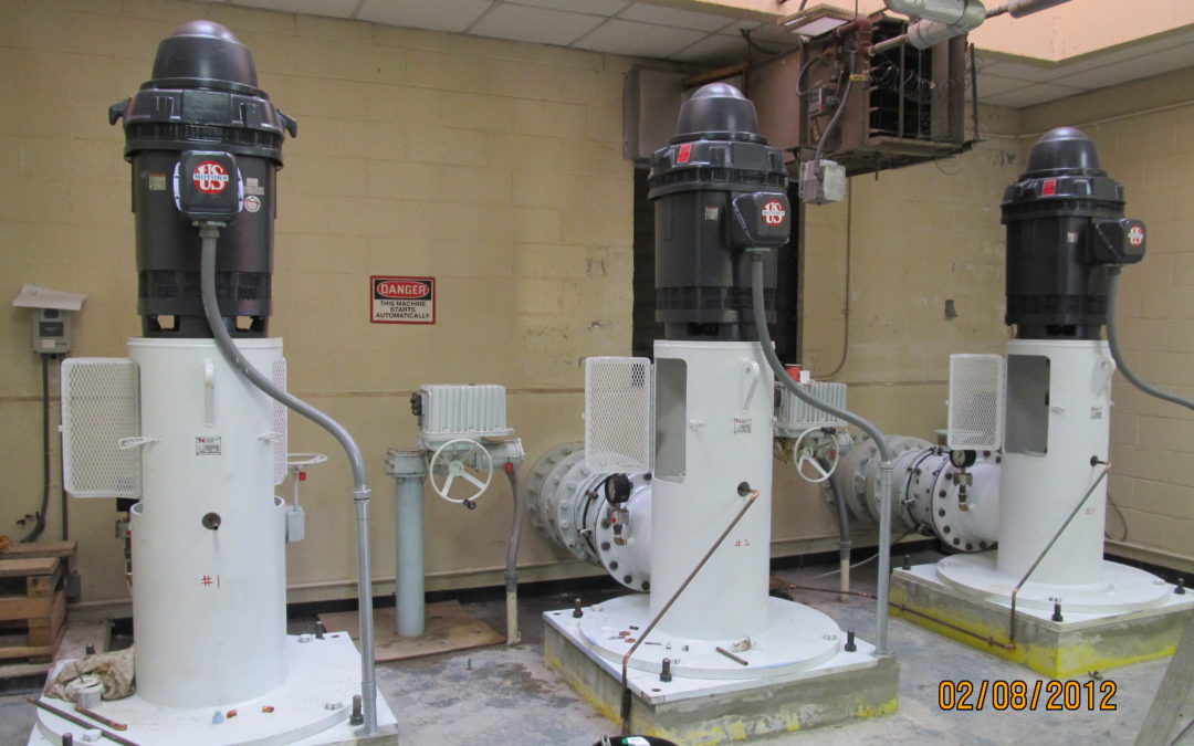 Main Effluent Pumps at WWTP