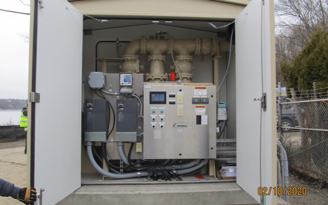 Retrofit below grade pump station