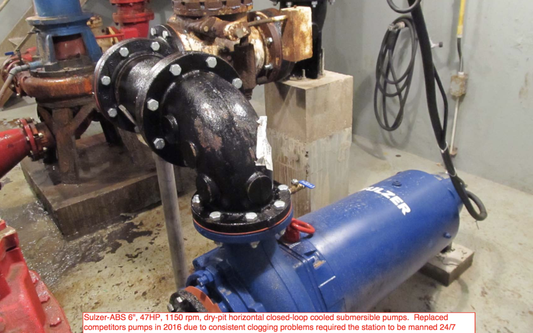 Solved Problems at Large Pump Station